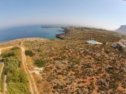 Tersanas Chania MIT VIDEO: Spektakuläres Grundstück am Meer auf Kreta zum Verkauf Grundstück kaufen